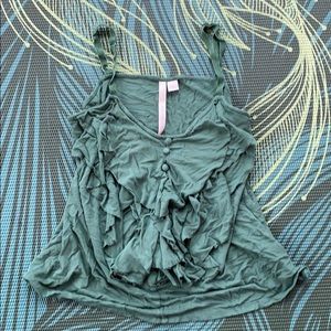 Lauren Conrad green tank top